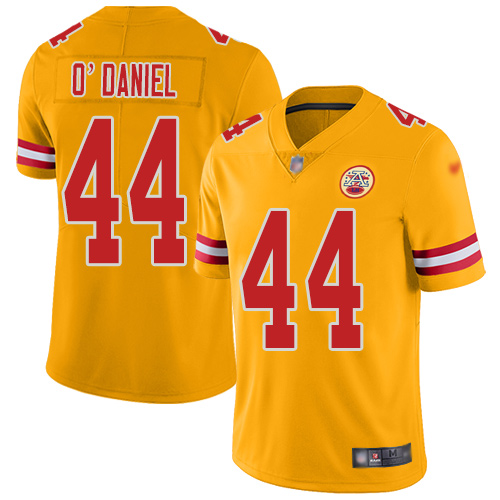 Men Kansas City Chiefs 44 ODaniel Dorian Limited Gold Inverted Legend Nike NFL Jersey